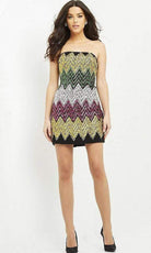 Jovani - M05036 Zigzag Embellished Colorful Dress - designer formal gown at Silhouette Dresses