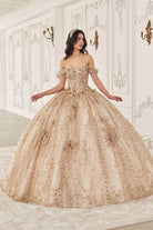 Ladivine 15712 - Glitter Off Shoulder Ballgown