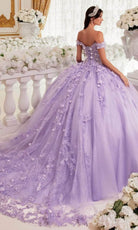 Ladivine 15717 - Floral Accented Ballgown