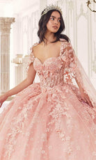 Ladivine 15719 - Applique Ornate Ballgown
