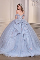 Ladivine 15728 - Off-the-Shoulder Corset Ballgown - Silhouette Dresses