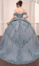 Ladivine 15729 Off Shoulder Embroidered Quinceanera Dress - Silhouette Dresses