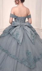 Ladivine 15729 Off Shoulder Embroidered Quinceanera Dress - Silhouette Dresses