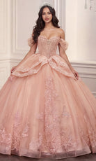 Ladivine 15729 Off Shoulder Embroidered Quinceanera Dress