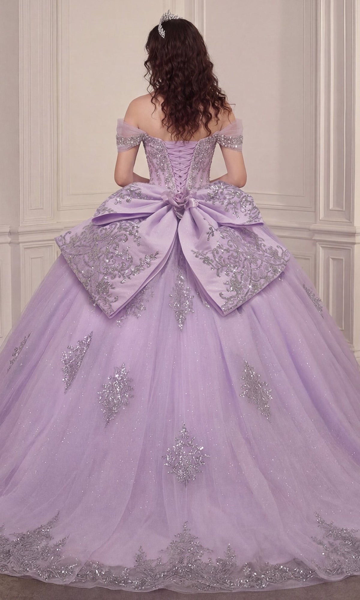 Ladivine 15730 Crystal Beaded Sweetheart Quinceanera Dress - Silhouette Dresses