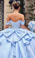 Ladivine 15745 Beaded Embellished Quinceanera Dress - Silhouette Dresses