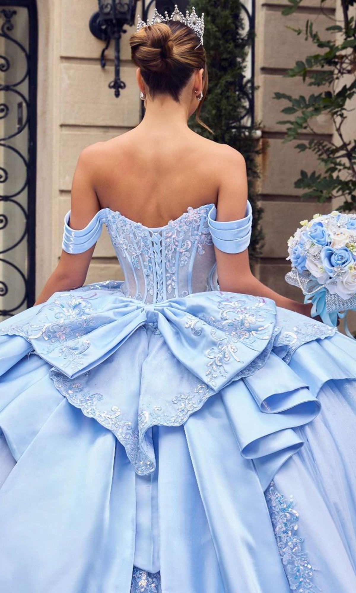 Ladivine 15745 Beaded Embellished Quinceanera Dress