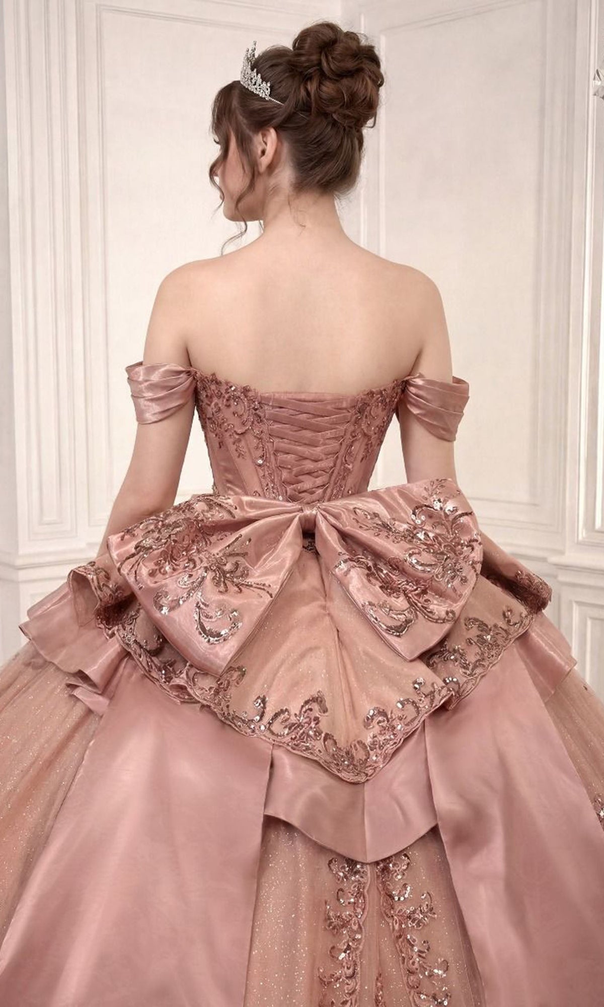 Ladivine 15745 Beaded Embellished Quinceanera Dress