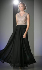 Ladivine 1965 - V Neck Lace Scalloped A-line Dress