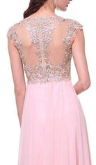 Ladivine 72 - Embellished Illusion Gown