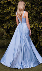 Ladivine 7447 - Ruched A-Line Evening Dress