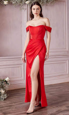 Ladivine 7484 - Corset Soft Satin Dress