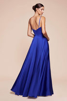 Ladivine 7485 - Soft Satin A-Line Gown