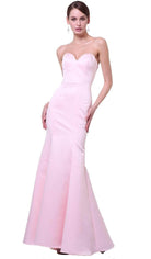 Cinderella Divine 8792 - Strapless Seamed Prom Gown