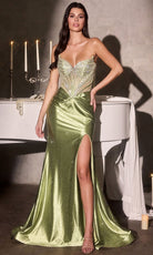 Ladivine CA121 Sweetheart Beaded Corset Dress