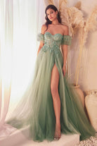 Ladivine CB080 - Detached Off Shoulder Ball gown