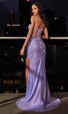Ladivine CB084 - Glitter Corset Prom Dress