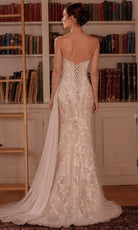 Ladivine CB168W Floral Applique Bridal Dress
