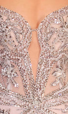 Ladivine CC0240 - Pearl-Embellished Mermaid Prom Gown