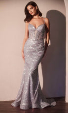 Ladivine CC0401 - Sequin Strappy Back Evening Dress