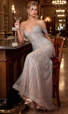 Ladivine CC0689 - Embellished Lace Up Evening Dress