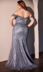 Ladivine CC341C - Corset Bead Embellished Evening Gown