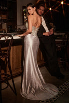 Ladivine CC467 - Scoop Sheath Evening Dress