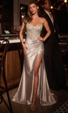 Ladivine CC467 - Scoop Sheath Evening Dress