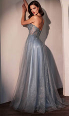 Ladivine CC487 - Sequin Embellished A-Line Evening Dress