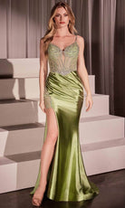 Ladivine CC8868 - Beaded Satin Gown