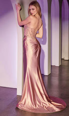 Ladivine CC8884 - Sleeveless Rhinestone Embellished Prom Gown