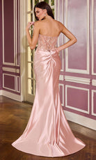 Ladivine CC9031 - Floral Applique Sweetheart Sheath Gown