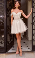 Ladivine CD0246 Sweetheart Neck Damas Dress - Silhouette Dresses
