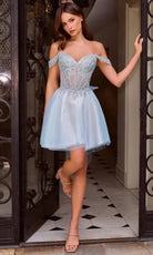 Ladivine CD0246 Sweetheart Neck Damas Dress - Silhouette Dresses