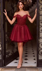 Ladivine CD0246 Sweetheart Neck Damas Dress - Silhouette Dresses