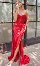 Ladivine CD2408 - Sweetheart Sheath Evening Dress