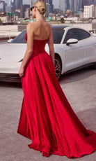 Ladivine CD297 - Pleated Sweetheart Evening Dress