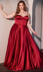 Ladivine CD337C - Fitted Corset Evening Dress
