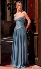 Ladivine CD419 Ruched Corset Sweetheart Dress