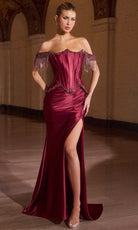 Ladivine CD688 Fringe Detail Corset Dress