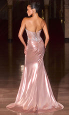 Ladivine CD692 - Modified Scoop Beaded Corset Prom Gown