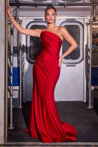 Ladivine CD694 - Strapless Mermaid Gown