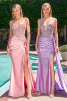 Ladivine CD722 Strapless Sheath Dress