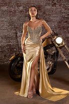 Ladivine CD722 Strapless Sheath Dress