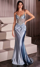 Ladivine CD752 - Embellished V-Neck Prom Gown