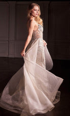 Ladivine CD763 - V-Neck Mermaid Prom Gown