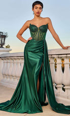 Ladivine CD773 - Elegant Beaded Sweetheart Neckline Prom Gown