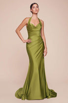 Ladivine CD796 Halter Sweetheart Dress