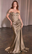 Ladivine CD803 - Sequin Appliqued Sweetheart Prom Dress