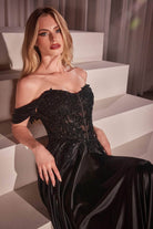 Ladivine CDS525 - Sweetheart Embellished Evening Dress